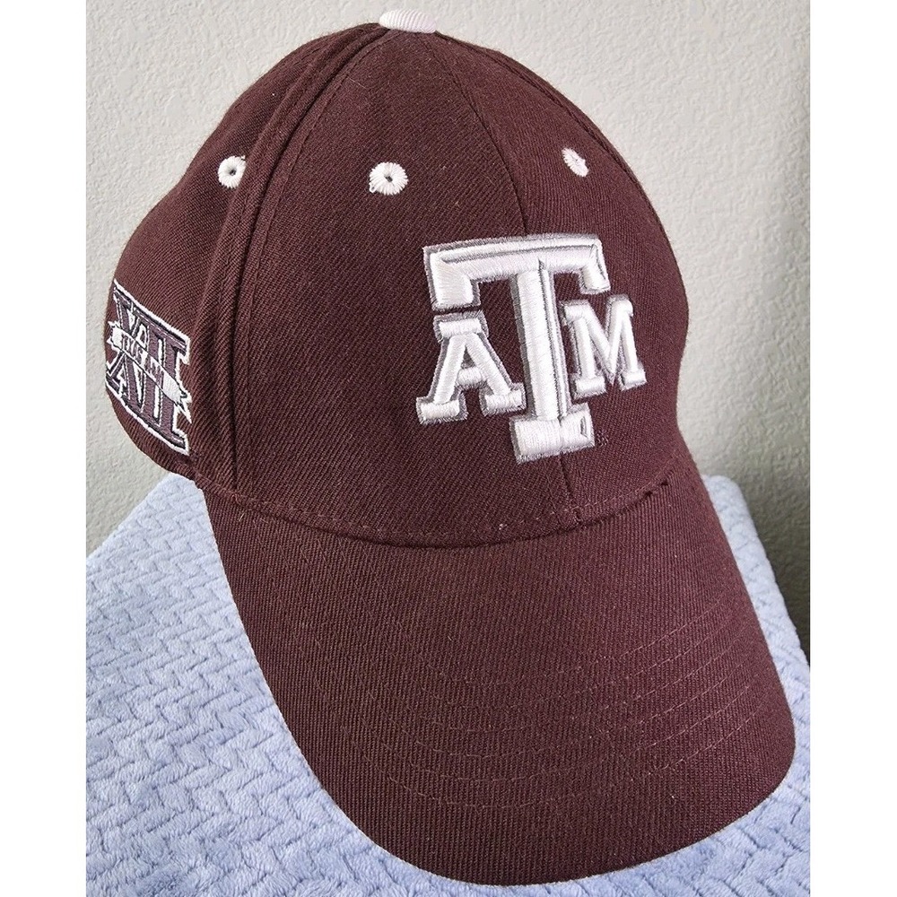 Y2K Texas A&M Aggies XII Adjustable Hat Baseball Cap Big 12 Top of the World